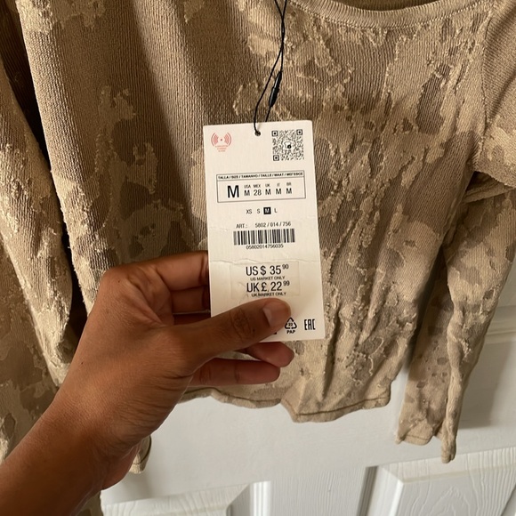 Zara Asymmetrical Knit Top - Picture 8 of 8